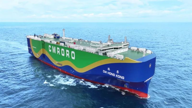 World’s First 9,300-CEU Methanol Dual-Fuel PCTC Delivered!