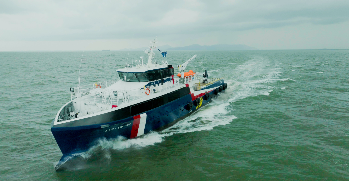 Strategic Marine Delivers Two 42m Next-Generation Fast Crew Boats To NMDC LTS